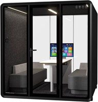 Silent Pod SR-Plus XL Fusion 4-6 persoons zwart-2