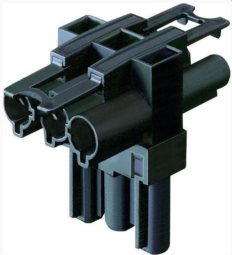 Bachmann t-splitter GST18/3 zwart