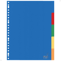 Tabbladen A4 ass kleur