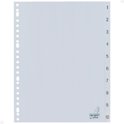 Tabbladen A4 cijfers