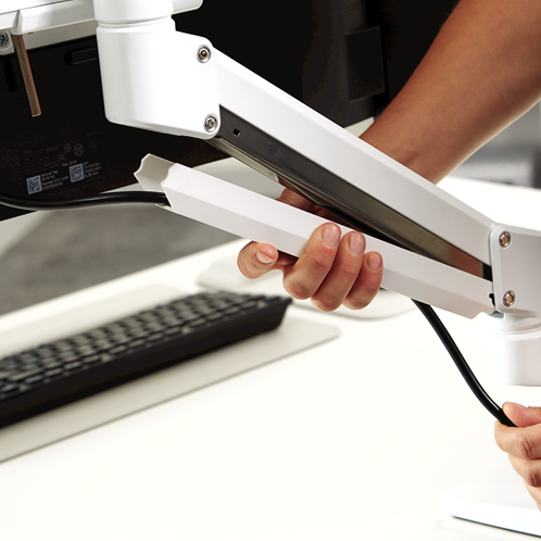 Monitorarm Fellowes Tallo Modular 2FMS dubbel wit-3