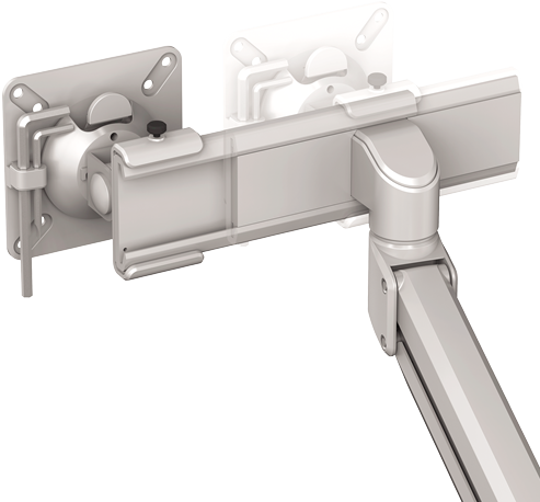 Monitorarm Fellowes Tallo Modular 2FMS dubbel zilver-2