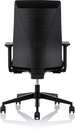 Bureaustoel Köhl Tempeo Wave Leder met Airseat zwart-2