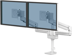 Monitorarm Fellowes Tallo Modular 2FMS dubbel wit