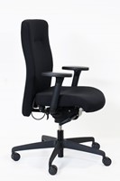 Bureaustoel Rovo XP Ergo Balance- one, AIRplus ledensteun, zachte wielen zwart-3